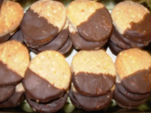 Rezept: schnelle Nusstaler mit Schoko schnelle Nusstaler mit Schoko - Rezept