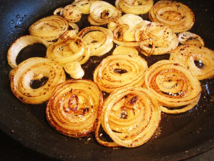 Gänseleber mit Apfel und Zwiebeln - einfach - von mimi