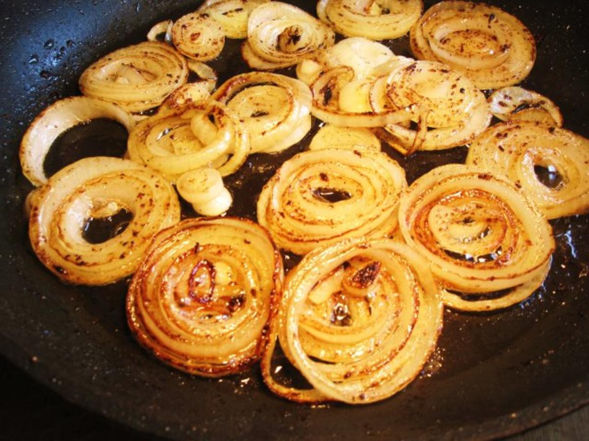Gänseleber mit Apfel und Zwiebeln - einfach - von mimi