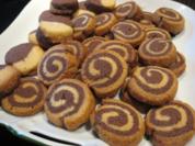 Rezept: Schwarz-Weiß-Spiralen Schwarz-Weiß-Spiralen - Rezept