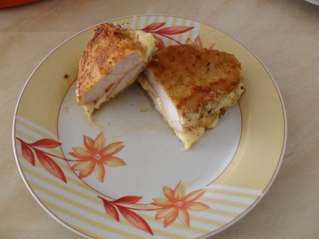 Hühnerbrust paniert - gefüllt mit Schinken und Käse - aus Witwe Bolte`s Hühnerstall - Rezept - Bild Nr. 7