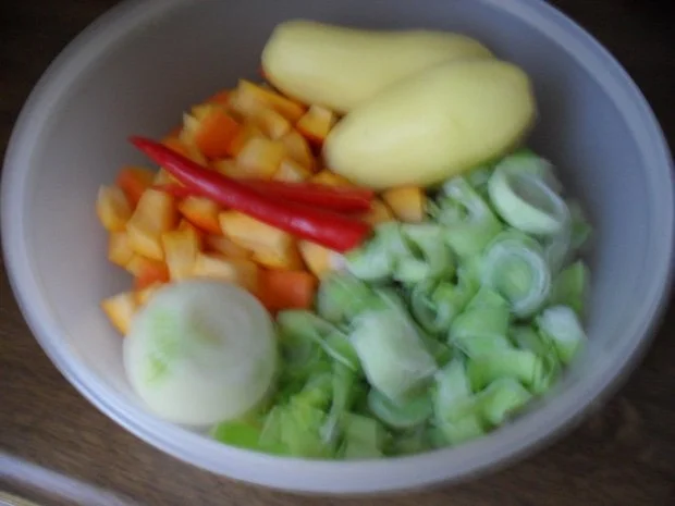 Rezept: Kürbissuppe mit Lauch Bild Nr. 2 Kürbissuppe mit Lauch - Rezept - Bild Nr. 2