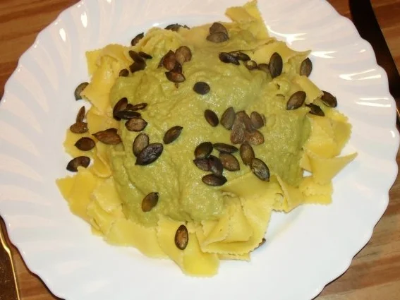 Bandnudeln mit Kürbissauce - Rezept - Bild Nr. 2