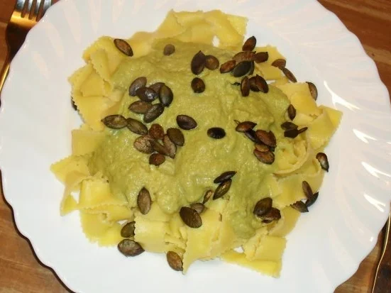 Bandnudeln mit Kürbissauce - Rezept - Bild Nr. 4