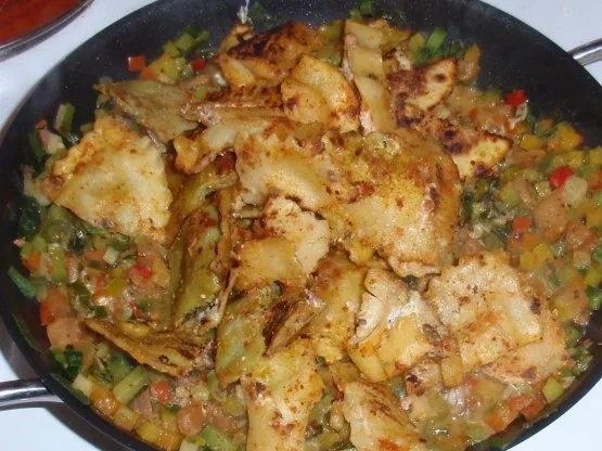 Rezept: Gebratene Ravioli in Gemüseallerlei Bild Nr. 11 Gebratene Ravioli in Gemüseallerlei - Rezept - Bild Nr. 11