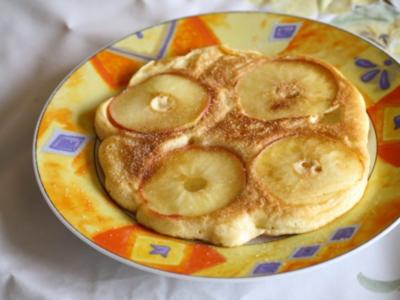Apfel-Vanille-Pfannkuchen - Rezept