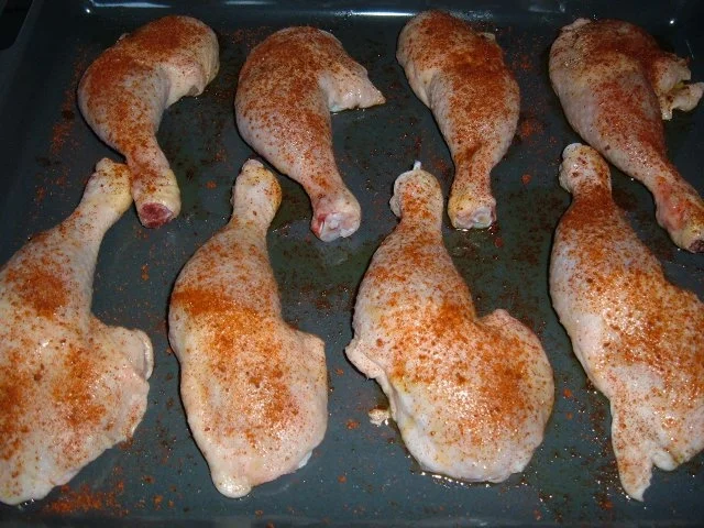 Geflügel : Hähnchenkeulen aus dem Ofen - Rezept - Bild Nr. 2