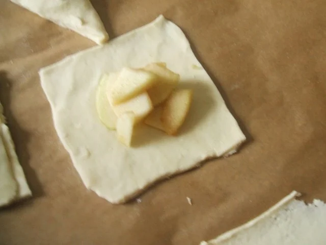 Quark-Apfel-Taschen - Rezept - Bild Nr. 3