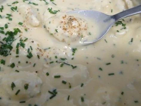 Huehner-Nockerln in Kartoffel-Puerrée EURO 5,55  für 4 Pers. - Rezept - Bild Nr. 4