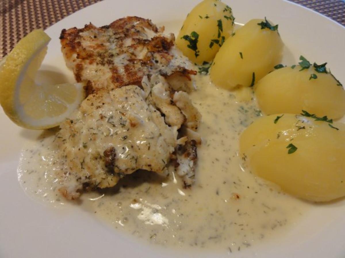 Fisch:    KABELJAU an Weißwein-Sahne-Sauce - Rezept - Bild Nr. 6
