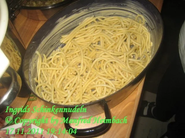 Nudeln – Ingrid’s feine Schinkennudeln - Rezept - Bild Nr. 3