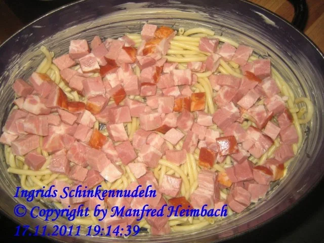 Nudeln – Ingrid’s feine Schinkennudeln - Rezept - Bild Nr. 4