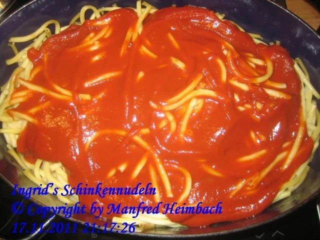 Nudeln – Ingrid’s feine Schinkennudeln - Rezept - Bild Nr. 8