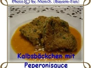 Kalbsbäckchen mit Peperonisauce - Rezept