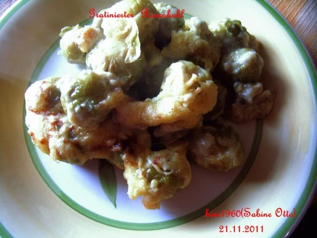 GRATINIERTER  ROSENKOHL - Rezept