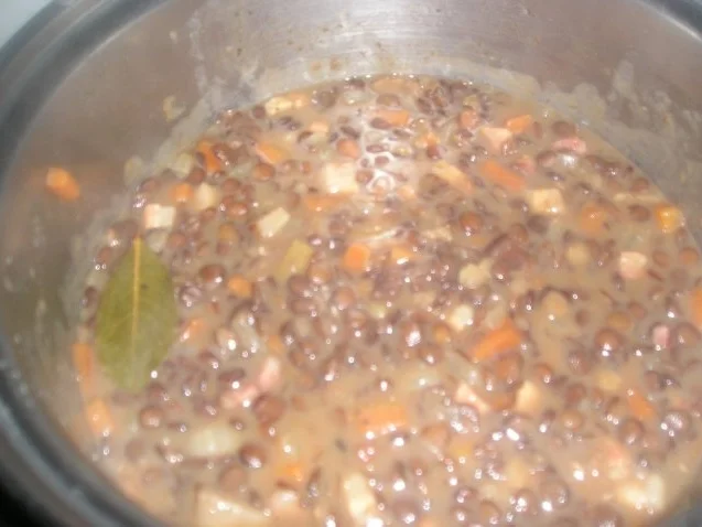 Linsen mit Speck und Knödel - Rezept - Bild Nr. 4