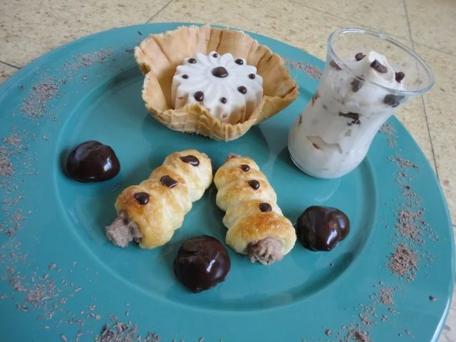 Blätterteig Rollen mit Maroni Sahne - Rezept - Bild Nr. 2