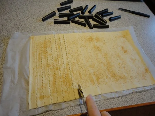 Blätterteig Rollen mit Maroni Sahne - Rezept - Bild Nr. 3