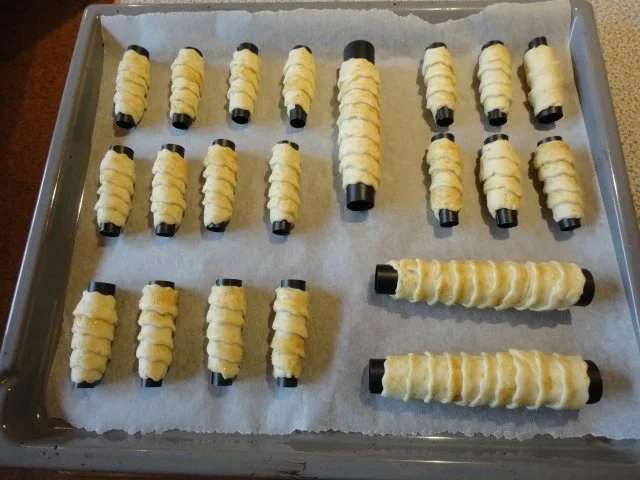 Blätterteig Rollen mit Maroni Sahne - Rezept - Bild Nr. 4