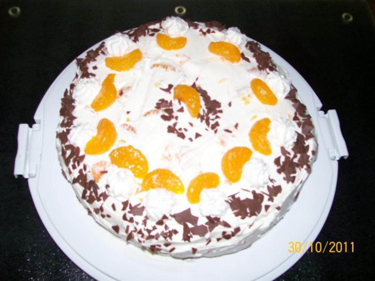 ORANGEN SCHMAND TORTE - einfach - 239 kcal/100g