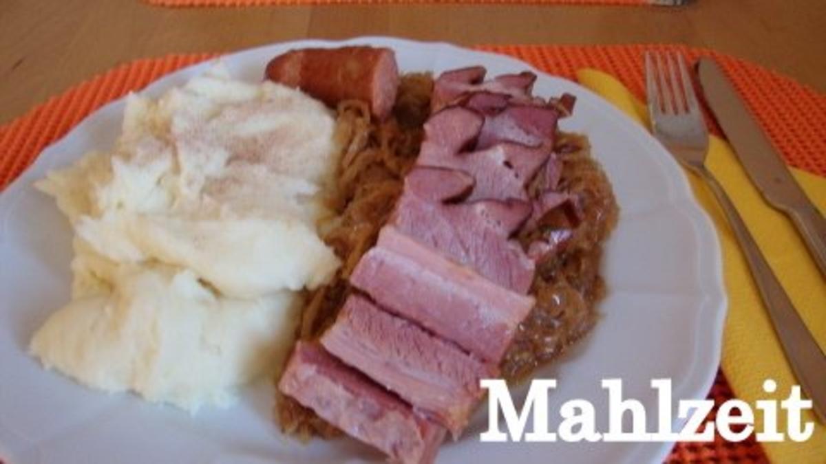 Bilder für Wammerl mit Sauerkraut - Rezept