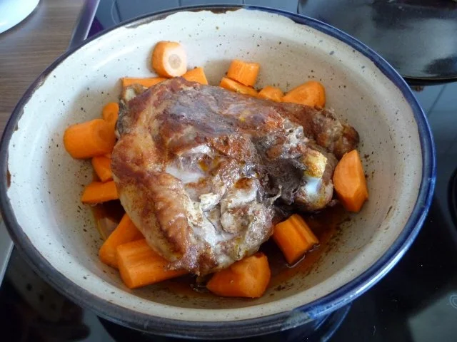 Geflügel : Putenkeule im Porreegemüse - Rezept - Bild Nr. 8