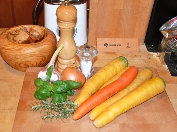 GLASIERTE KAROTTEN  /  CAROTTES GLACEES - Rezept