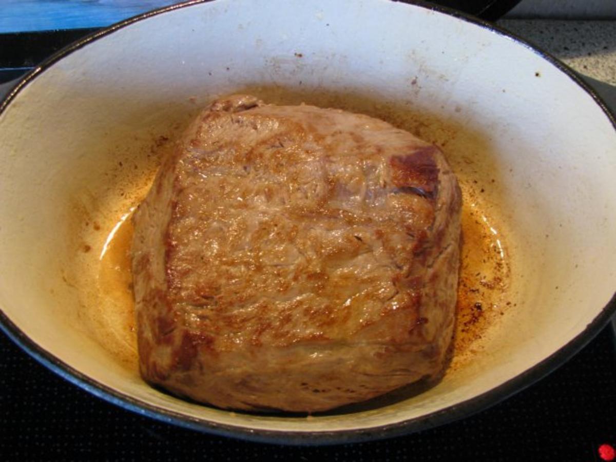 Fleisch: Roastbeef im Kräutermantel mit NT-Methode - Rezept - Bild Nr. 2