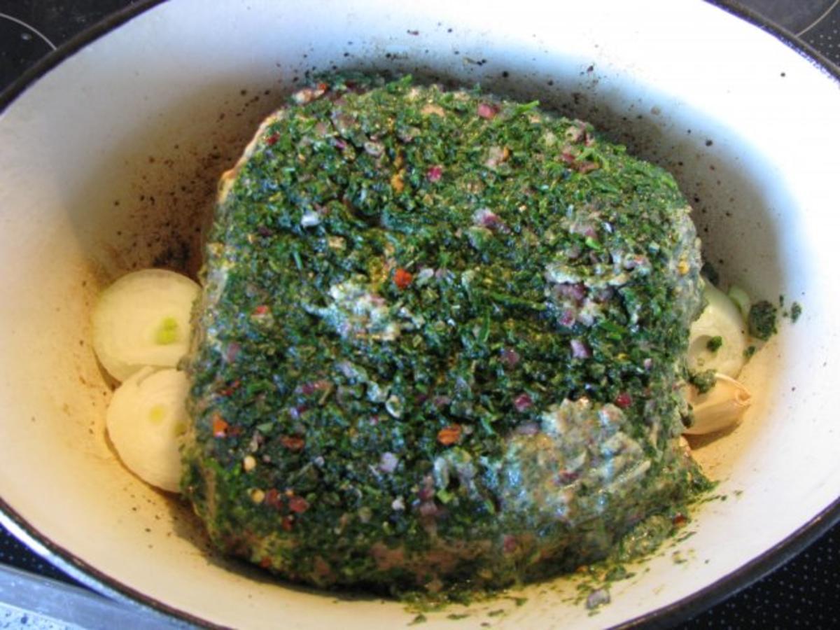 Fleisch: Roastbeef im Kräutermantel mit NT-Methode - Rezept - Bild Nr. 5