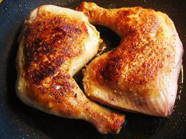 Ajvar-Hähnchenschenkel ... - Rezept - Bild Nr. 4