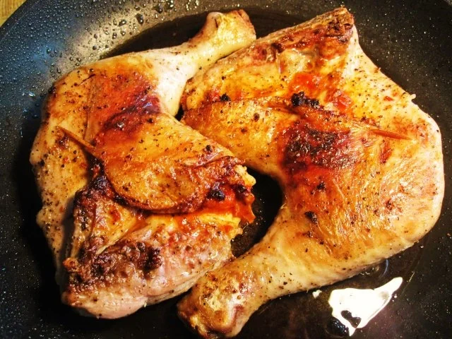 Ajvar-Hähnchenschenkel ... - Rezept - Bild Nr. 5