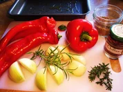 Rotes Paprikagemüse ... - Rezept