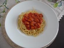 Schmalhans - Küchenmeister : Spaghetti und Tomatensoße - Rezept