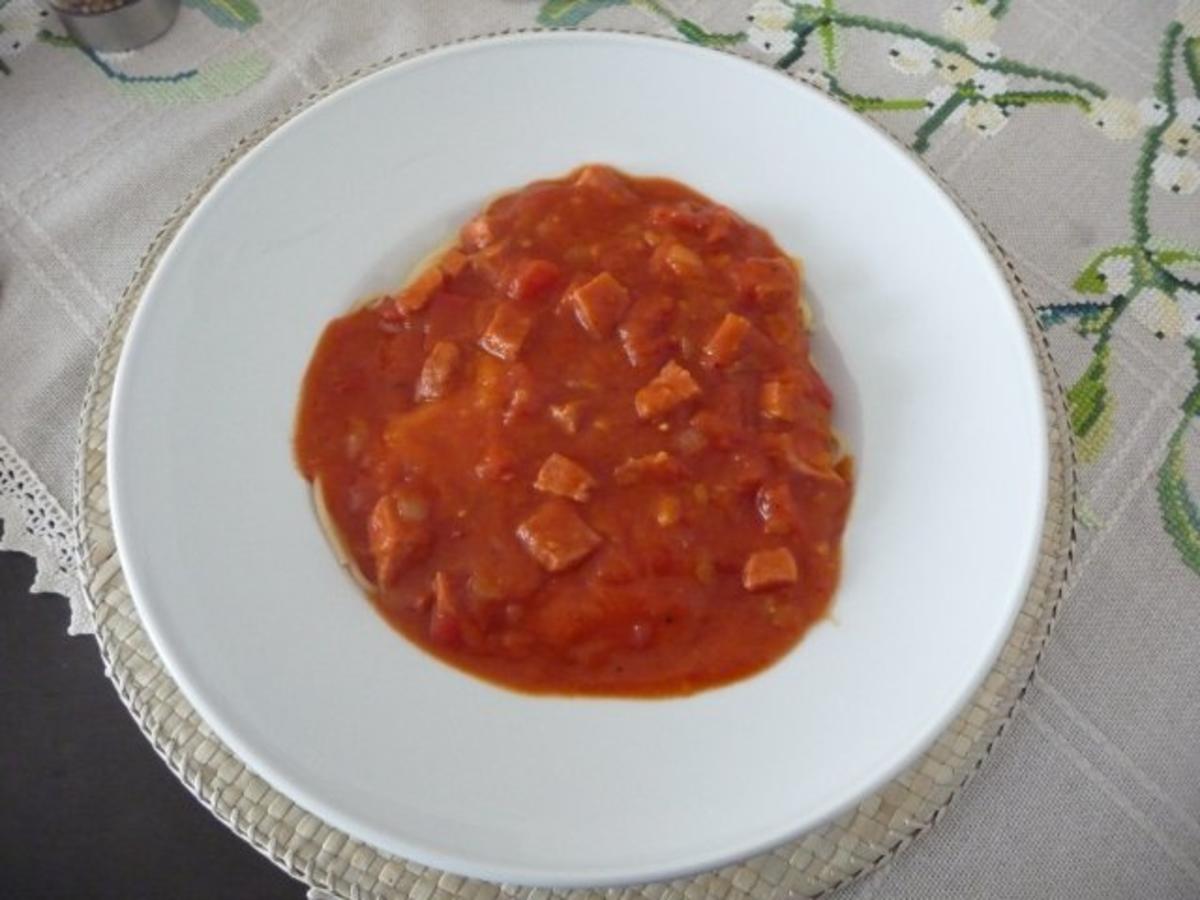 Schmalhans - Küchenmeister : Spaghetti und Tomatensoße - Rezept - Bild Nr. 12