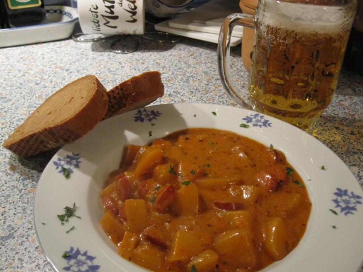 Bilder für Erdäpfelgulasch, feurig - Rezept