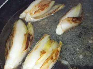 Chicoree mit Schinken (u. od. Lachs) - Rezept - Bild Nr. 4