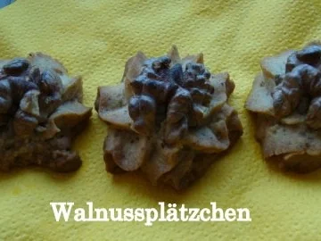 Walnussplätzchen - Rezept