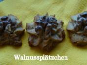 Walnussplätzchen - Rezept