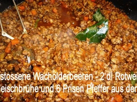Spaghettini-Bolognaise Euro 5,55 für 4 Pers. - Rezept - Bild Nr. 7