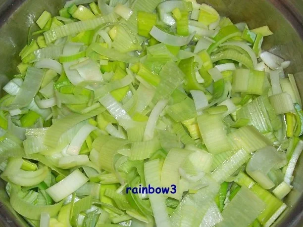 Kochen: Porree-Gemüse zu Schnitzel - Rezept - Bild Nr. 2