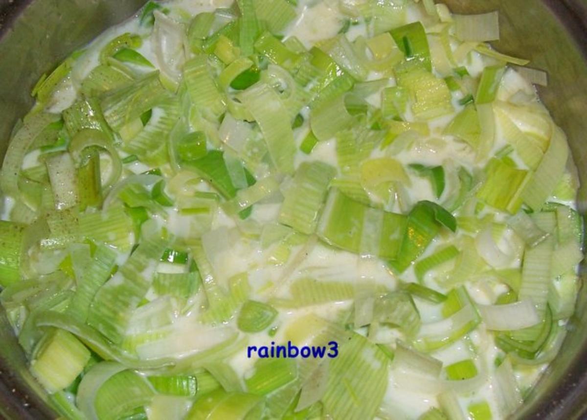 Kochen: Porree-Gemüse zu Schnitzel - Rezept - Bild Nr. 3