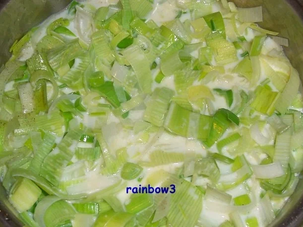 Kochen: Porree-Gemüse zu Schnitzel - Rezept - Bild Nr. 3