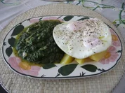 Schmalhans - Küchenmeister : Kartoffeln, Spinat und Spiegelei - Rezept