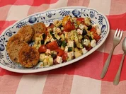 Rustikaler Salat, griechische Art - Rezept