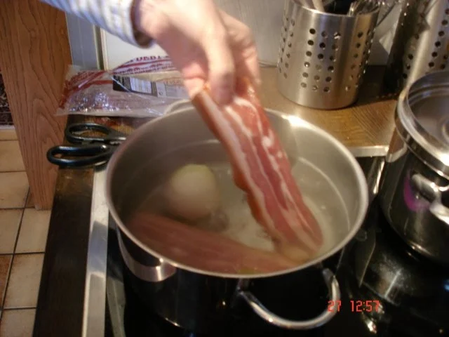 Raucherfleisch mit Sauerkraut und Salzkartoffeln - Rezept - Bild Nr. 3
