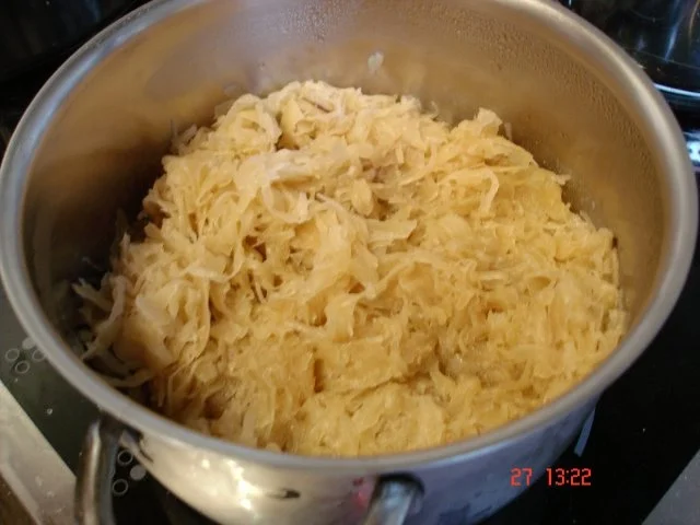 Raucherfleisch mit Sauerkraut und Salzkartoffeln - Rezept - Bild Nr. 6