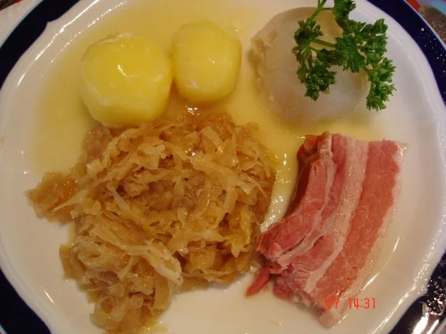Raucherfleisch mit Sauerkraut und Salzkartoffeln - Rezept - Bild Nr. 10