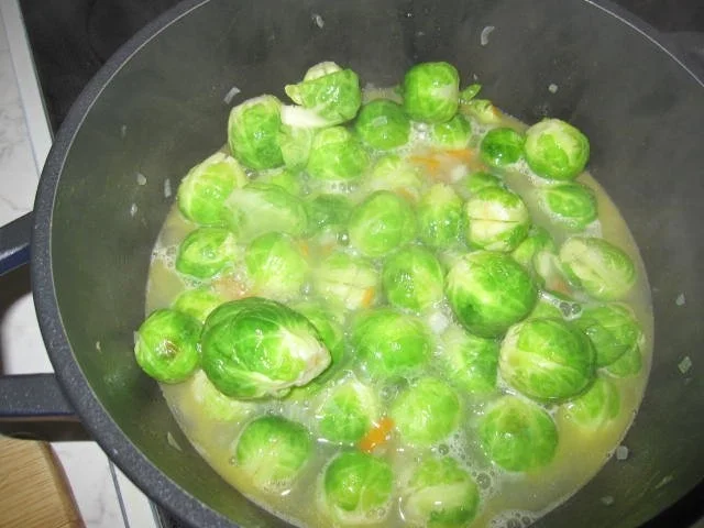 Rezept: Hähnchenschenkel mit Rosenkohl Bild Nr. 6 Hähnchenschenkel mit Rosenkohl - Rezept - Bild Nr. 6