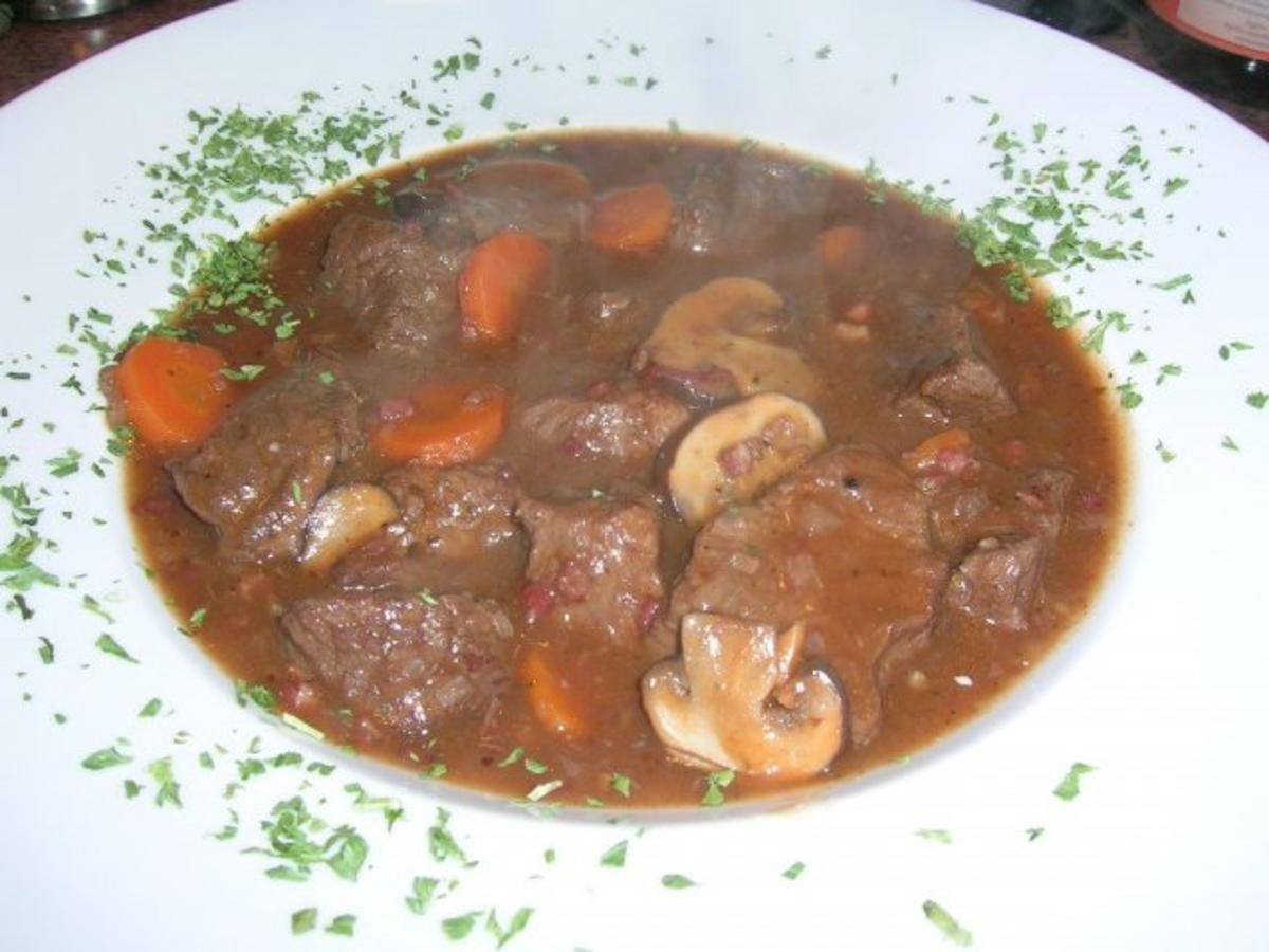 Bilder für Boeuf Bourguignon (französisches Schmorgericht aus Burgund) - Rezept