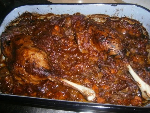 Putenkeulen mit Zwiebelsoße - Rezept - Bild Nr. 6